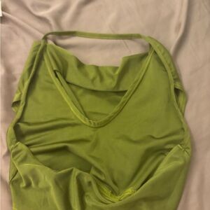 SHEIN Green Crop Top